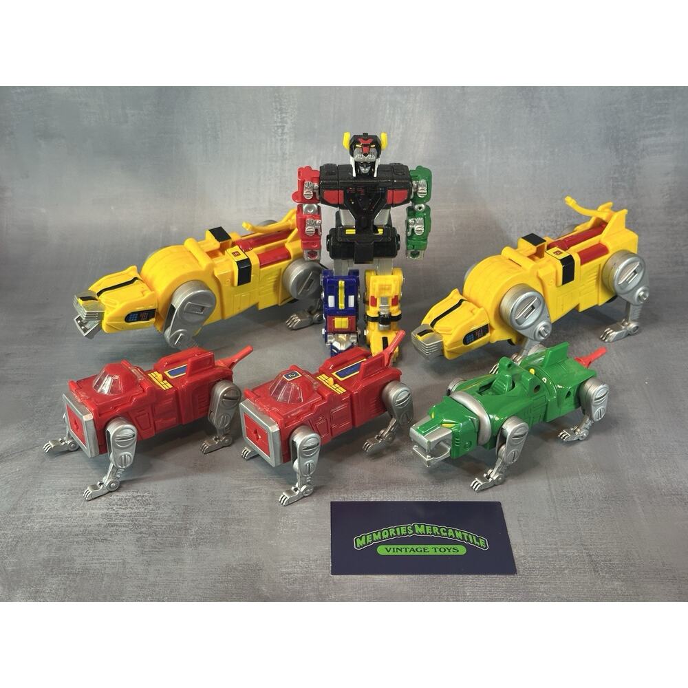 Voltron Action Figure Set - Red, Yellow, Green